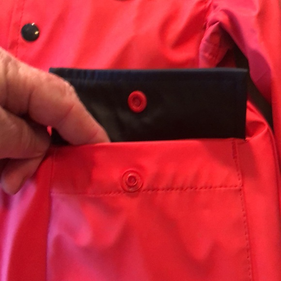 Wippette NWT size 2T Fireman Slicker/red with black interior/snap down front - Picture 4 of 14